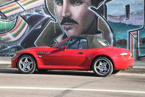 Red 2001 BMW M Roadster
