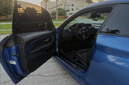 Blue 2017 BMW 440 i
