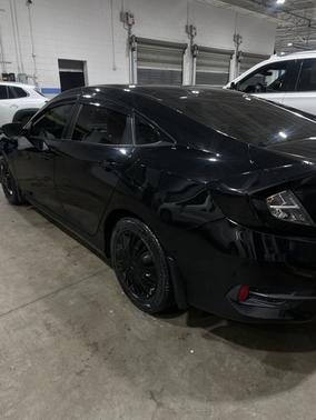 Black 2016 Honda Civic LX