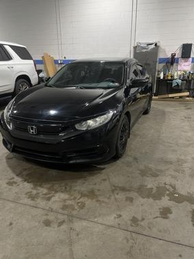 Black 2016 Honda Civic LX
