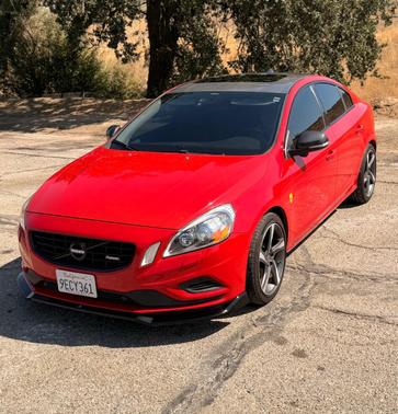 Red 2013 Volvo S60 T6 R-Design Platinum