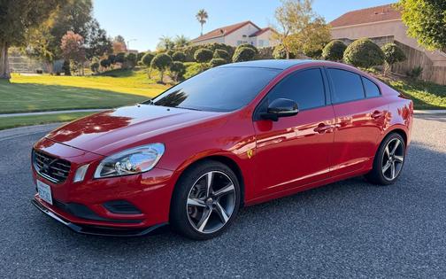 Red 2013 Volvo S60 T6 R-Design Platinum