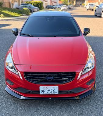 Red 2013 Volvo S60 T6 R-Design Platinum