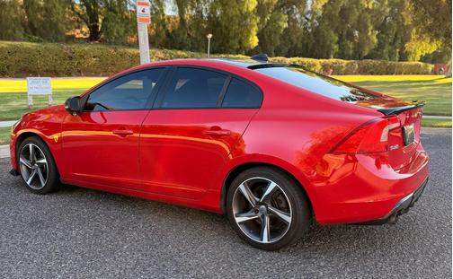 Red 2013 Volvo S60 T6 R-Design Platinum