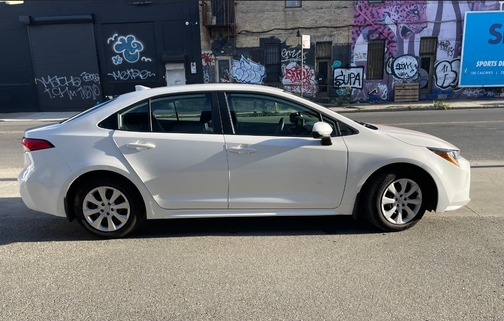 White 2025 Toyota Corolla LE