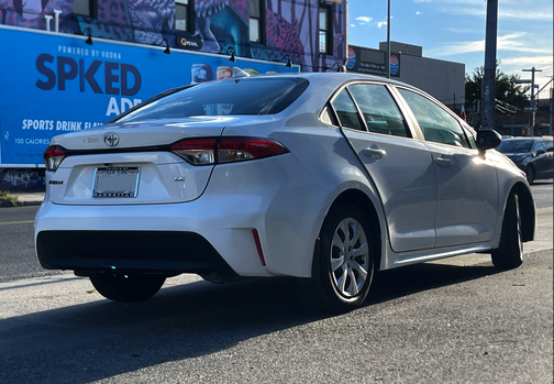 White 2025 Toyota Corolla LE