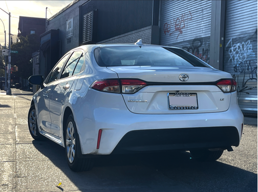 White 2025 Toyota Corolla LE