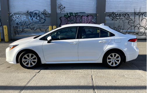 White 2025 Toyota Corolla LE