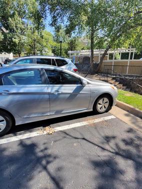 Gray 2015 Hyundai SONATA Hybrid Base