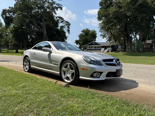 Silver 2009 Mercedes-Benz SL-Class SL550 Roadster
