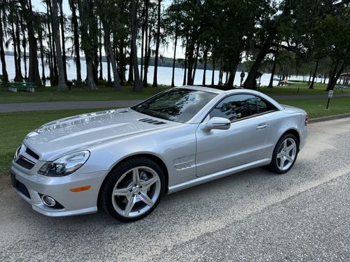 Silver 2009 Mercedes-Benz SL-Class SL550 Roadster