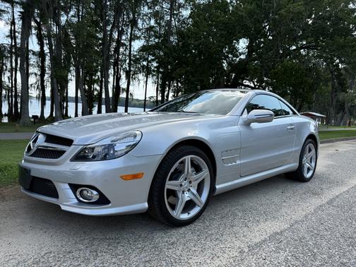 Silver 2009 Mercedes-Benz SL-Class SL550 Roadster