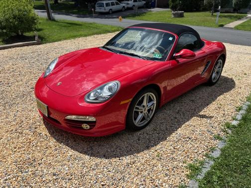 Red 2009 Porsche Boxster Boxster