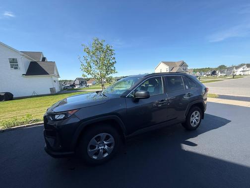 Gray 2021 Toyota RAV4 LE