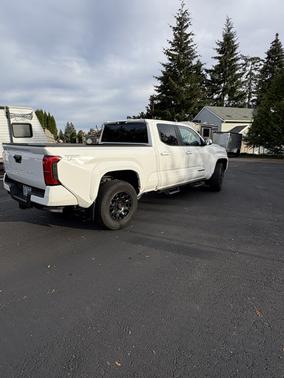 White 2024 Toyota Tacoma TRD Sport
