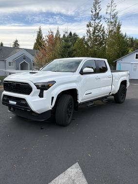 White 2024 Toyota Tacoma TRD Sport