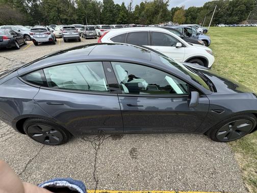 Gray 2021 Tesla Model 3 Long Range