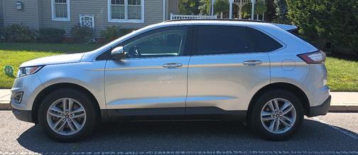 Silver 2018 Ford Edge SEL