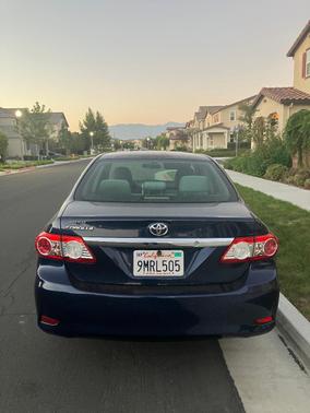 Blue 2013 Toyota Corolla L