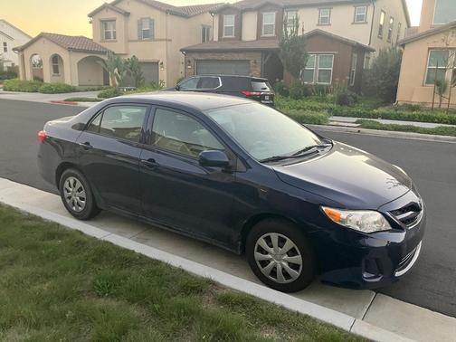 Blue 2013 Toyota Corolla L