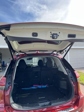 Red 2019 Nissan Rogue SV