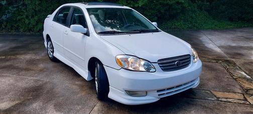 White 2003 Toyota Corolla S