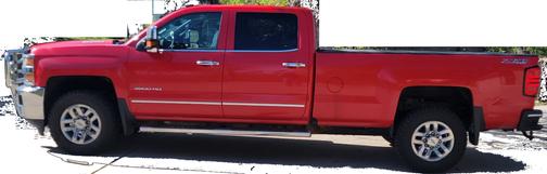 Red 2016 Chevrolet Silverado 3500 LTZ