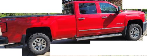 Red 2016 Chevrolet Silverado 3500 LTZ