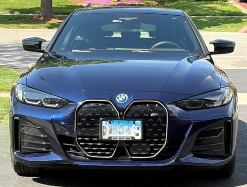 Blue 2024 BMW i4 Gran Coupe M50