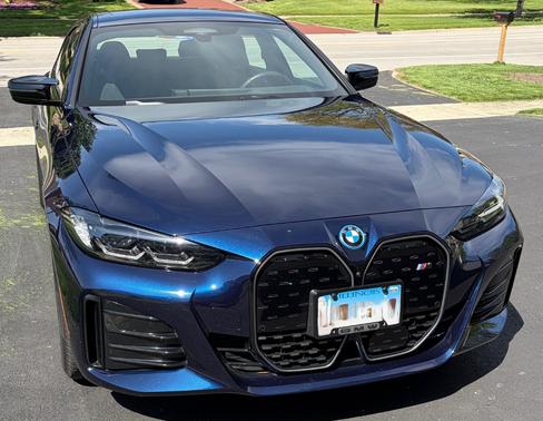 Blue 2024 BMW i4 Gran Coupe M50