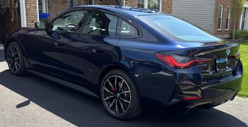 Blue 2024 BMW i4 Gran Coupe M50