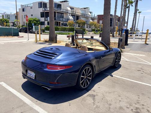 Blue 2015 Porsche 911 911 Carrera Cabriolet