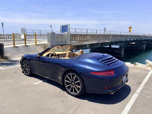 Blue 2015 Porsche 911 911 Carrera Cabriolet