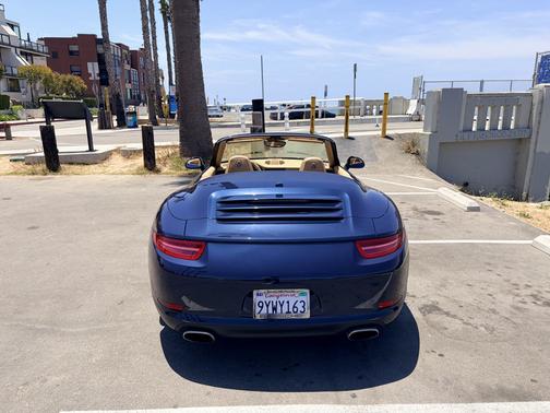 Blue 2015 Porsche 911 911 Carrera Cabriolet