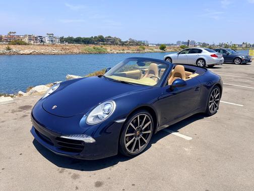 Blue 2015 Porsche 911 911 Carrera Cabriolet