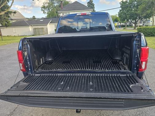 Blue 2018 Ford F-150 Lariat