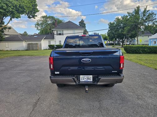 Blue 2018 Ford F-150 Lariat