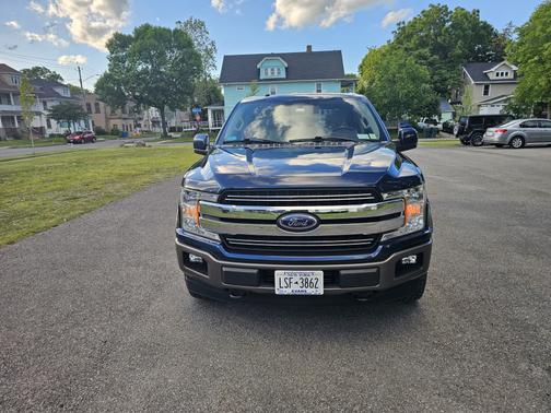 Blue 2018 Ford F-150 Lariat