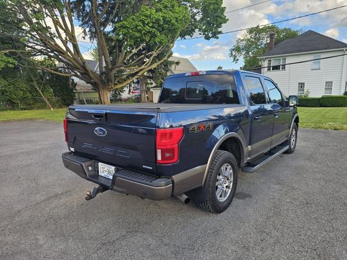 Blue 2018 Ford F-150 Lariat
