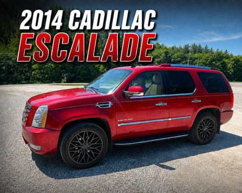 Red 2014 Cadillac Escalade Luxury