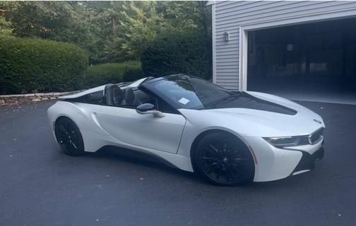 White 2020 BMW i8 Base