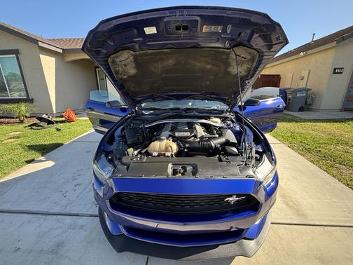 Blue 2016 Ford Mustang GT Premium
