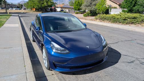 Blue 2020 Tesla Model 3 Long Range