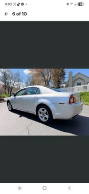 Gray 2010 Chevrolet Malibu 1LT