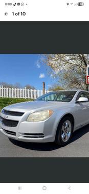 Gray 2010 Chevrolet Malibu 1LT