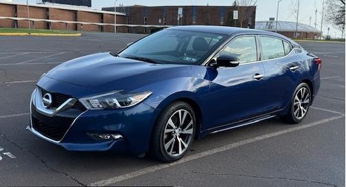 Blue 2018 Nissan Maxima 3.5 SV