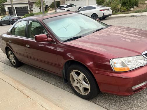 Red 2003 Acura TL 3.2