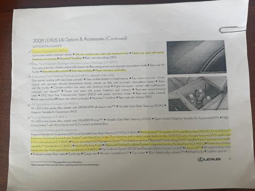 2007 Lexus LS 460 L