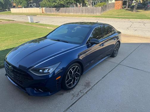 Blue 2021 Hyundai SONATA N Line