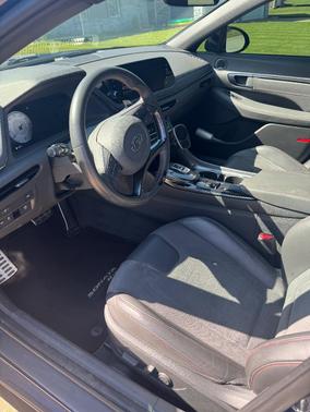Blue 2021 Hyundai SONATA N Line